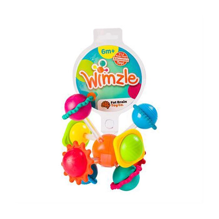 Погремушка Fat Brain Toys прорезыватель Сенсорные шары Wimzle (F136ML) изображение 3