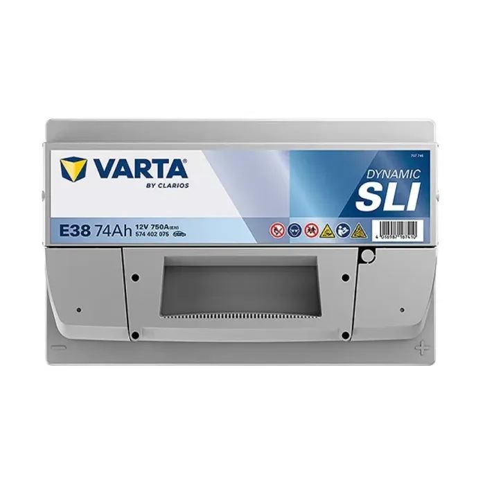 Акумулятор автомобільний Varta Silver Dynamic 74Аh (574402075) зображення 2