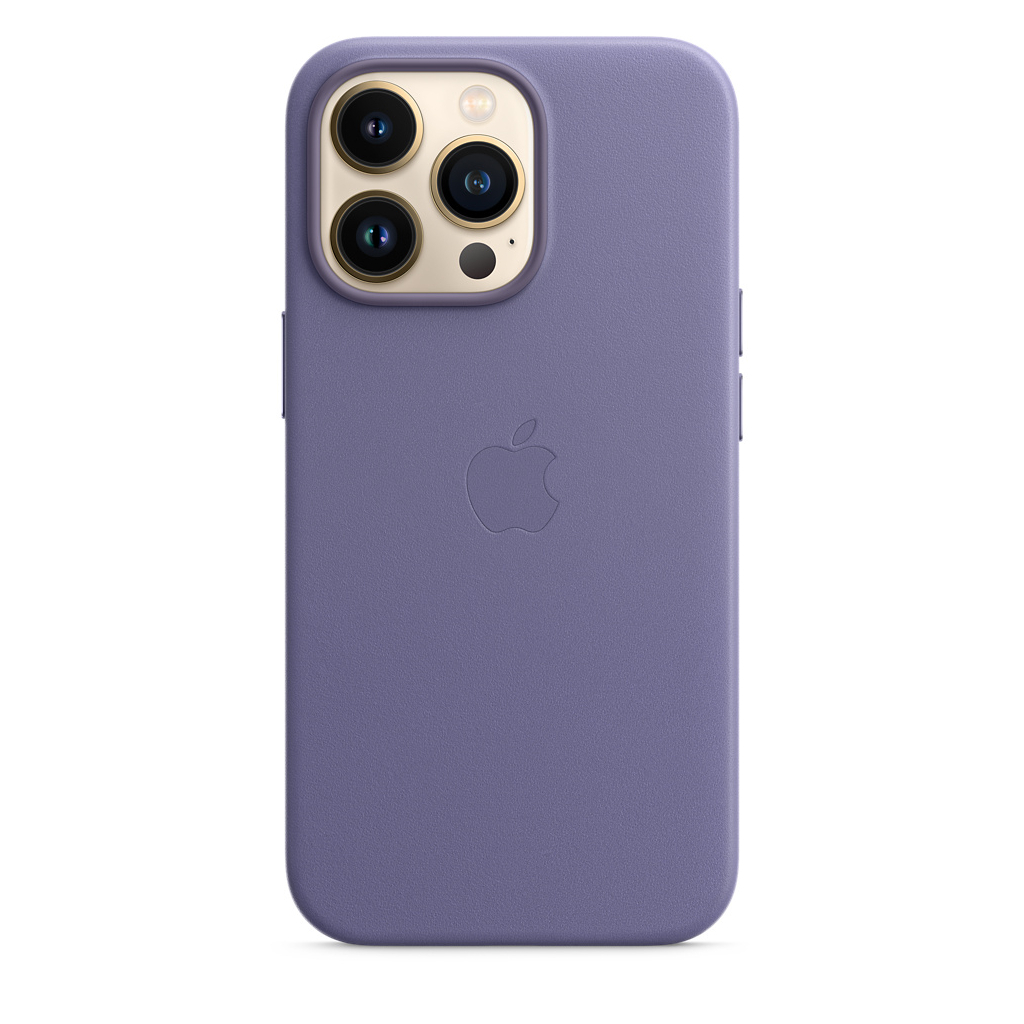Чохол до мобільного телефона Apple iPhone 13 Pro Leather Case with MagSafe - Wisteria, Model A2 (MM1F3ZE/A) зображення 3
