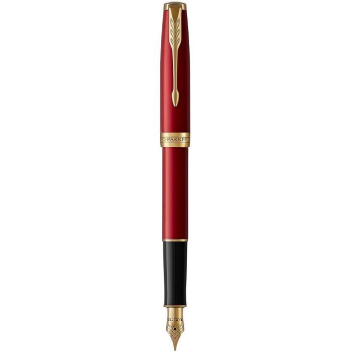 Ручка перьевая Parker SONNET 17 Intense Red GT  FP F (86 215)
