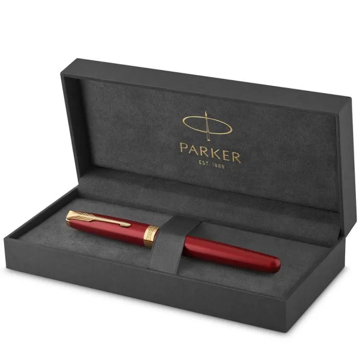 Ручка пір'яна Parker SONNET 17 Intense Red GT  FP F (86 215) зображення 5