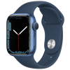 Смарт-часы Apple Watch Series 7 GPS 41mm Blue Aluminium Case with Deep Navy S (MKN13UL/A)