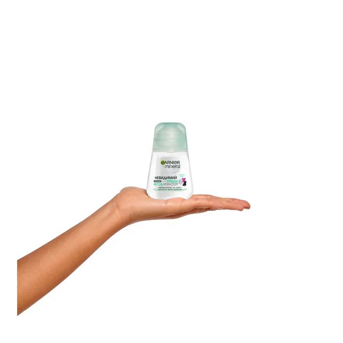 Антиперспирант Garnier Mineral Невидимый Свежесть Алоэ роликовый 50 мл (3600541414020) изображение 3