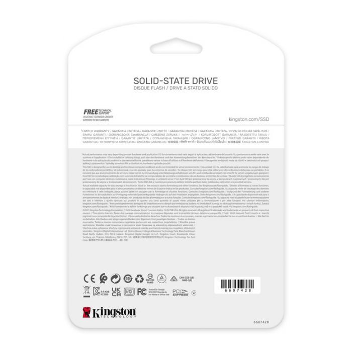 Накопитель SSD M.2 2280 2TB Kingston (SKC3000D/2048G) изображение 4