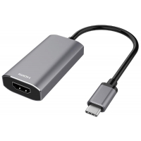 Photos - Cable (video, audio, USB) 2E Перехідник USB-C to HDMI 2.1, 0.21m, space grey   -W1409 (W1409)