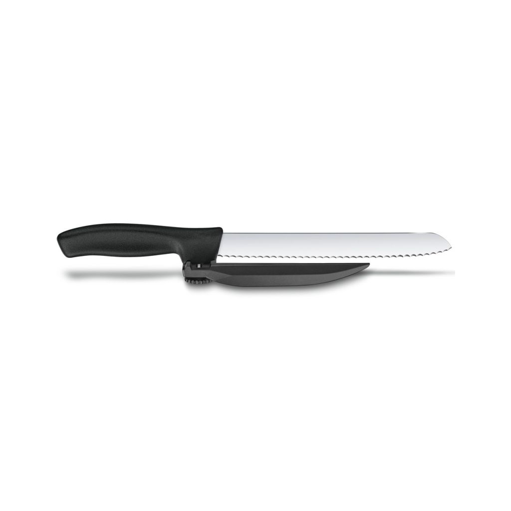 Кухонный нож Victorinox SwissClassic DUX 21 см Serrated Black (6.8663.21) изображение 2