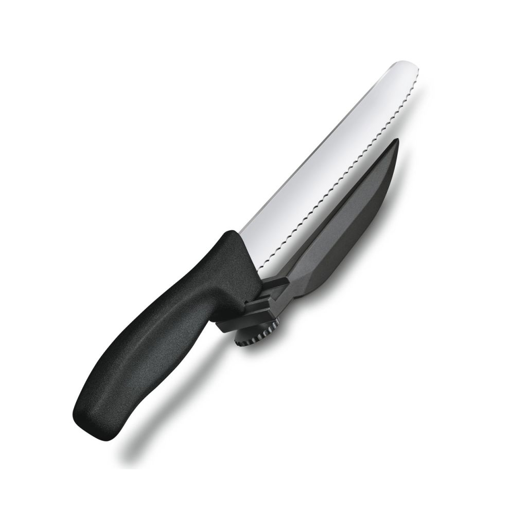 Кухонный нож Victorinox SwissClassic DUX 21 см Serrated Black (6.8663.21) изображение 3