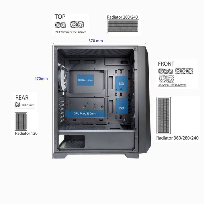 Корпус Xilence XG131_X712.RGB изображение 6