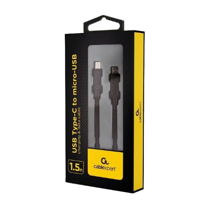 Дата кабель USB-C to Micro 5P 1.5m Cablexpert (CC-USB2-CMMBM-1.5M) изображение 2