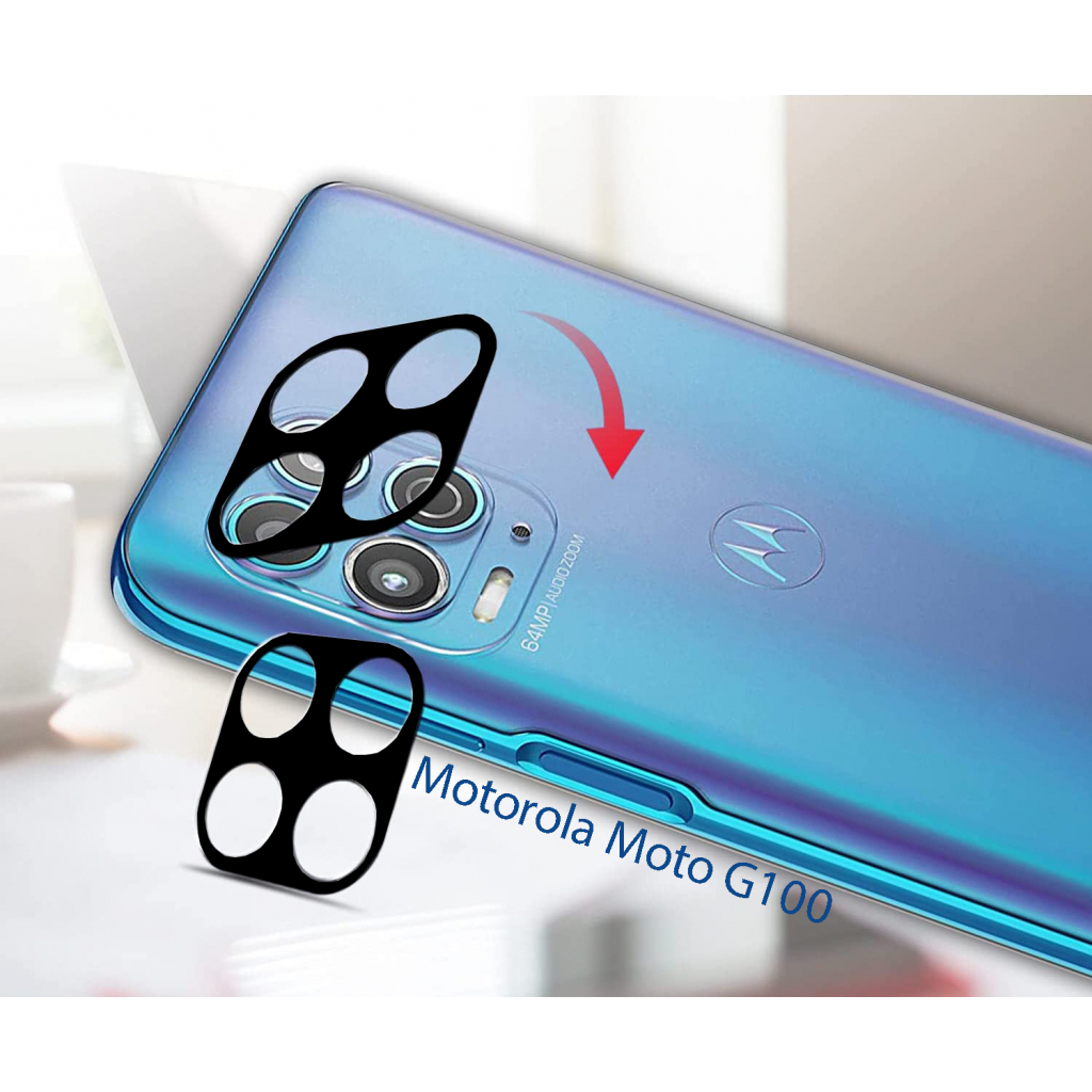 Скло захисне BeCover for camera Motorola Moto G100 Black (707034) (707034) зображення 2