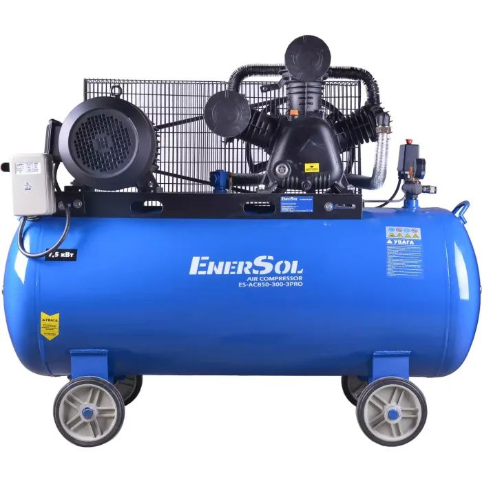 Компрессор Enersol с ременным приводом 850 л/мин, 7.5 кВт (ES-AC850-300-3PRO) > цены в Киеве и Украине Компрессор Enersol с ременным приводом 850 л/мин, 7.5 кВт (ES-AC850-300-3PRO)