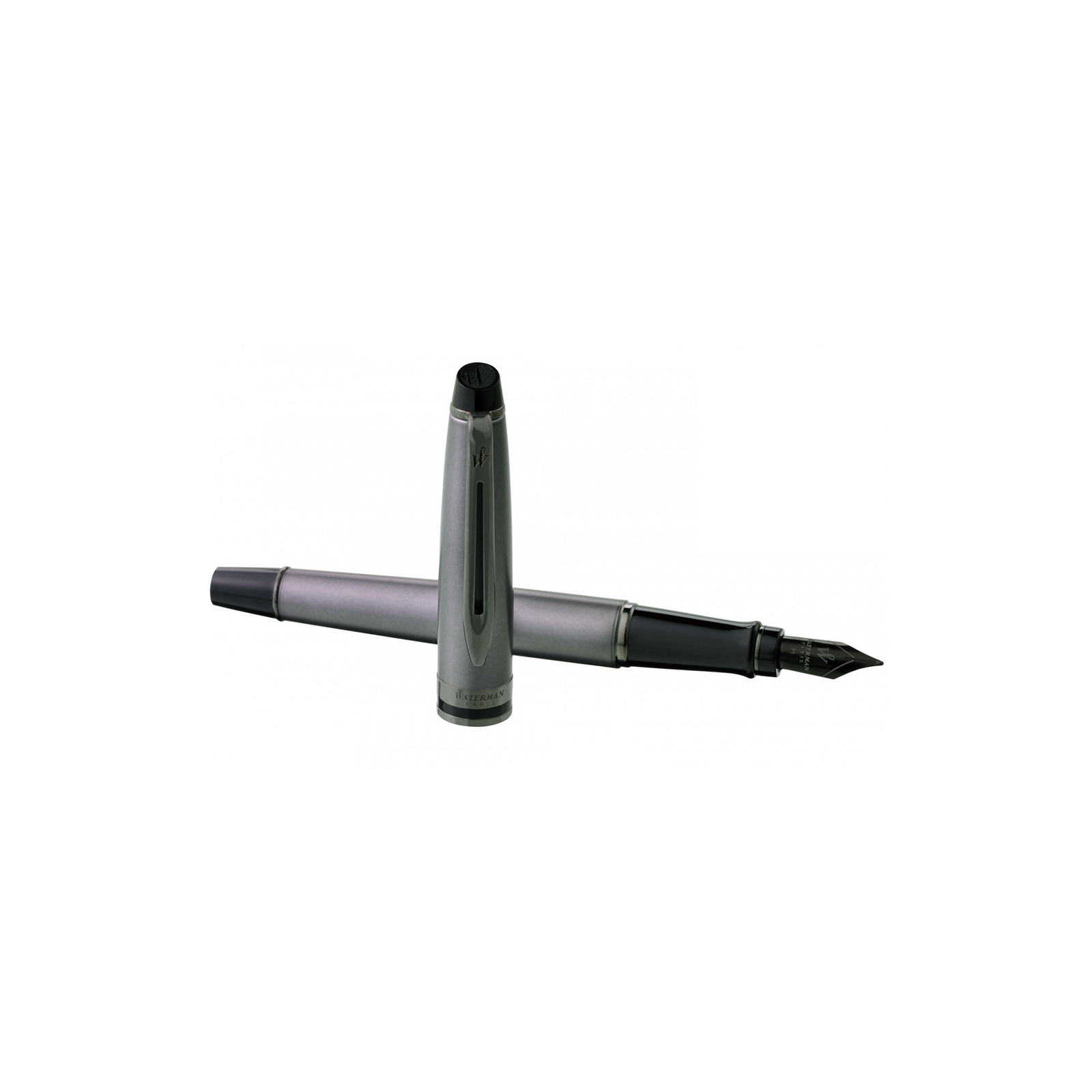 Ручка пір'яна Waterman EXPERT Metallic Silver Lacquer RT  FP F (10 047) зображення 3