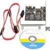 Плата розширення Frime ASM1061 2xSATA3 2xPCIe (ECF-PCIEto2SATAIII.LP) зображення 4