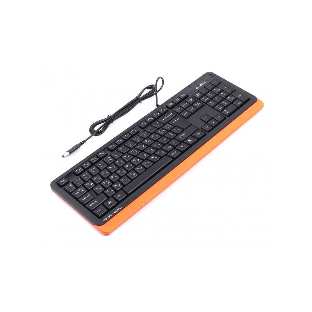 Клавіатура A4Tech FKS10 USB Orange зображення 2
