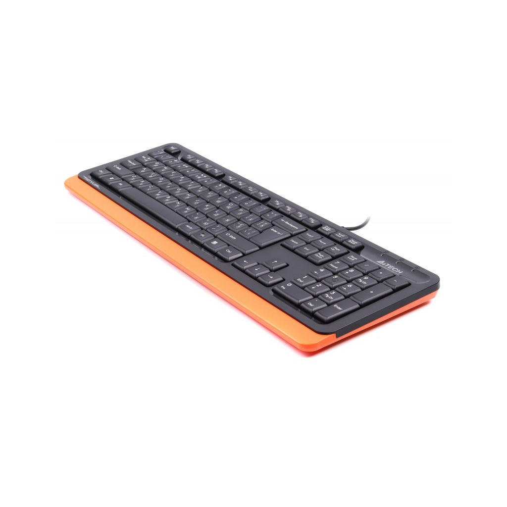 Клавіатура A4Tech FKS10 USB Orange зображення 3