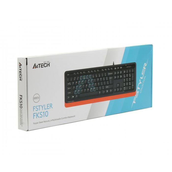 Клавиатура A4Tech FKS10 USB White изображение 7