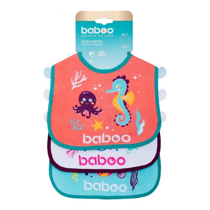 Слинявчик Baboo Sea Life 3 шт (90603)