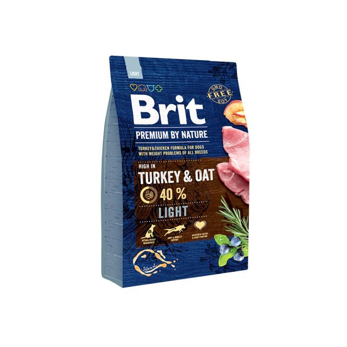 Сухой корм для собак Brit Premium Dog Light 3 кг (8595602526581)