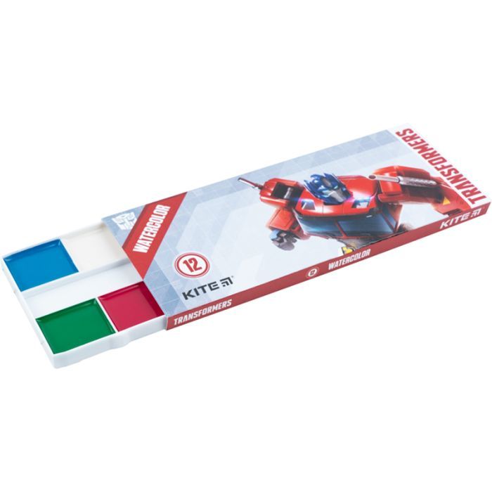 Акварельні фарби Kite Transformers 12 кольорів (TF22-041) зображення 2