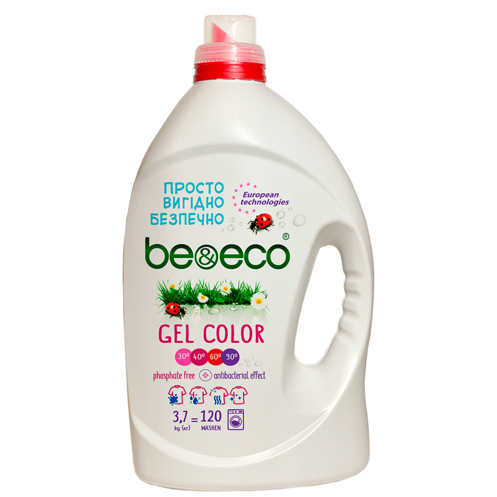 Гель для стирки Be&Eco Color 3.7 л (4820168433603)