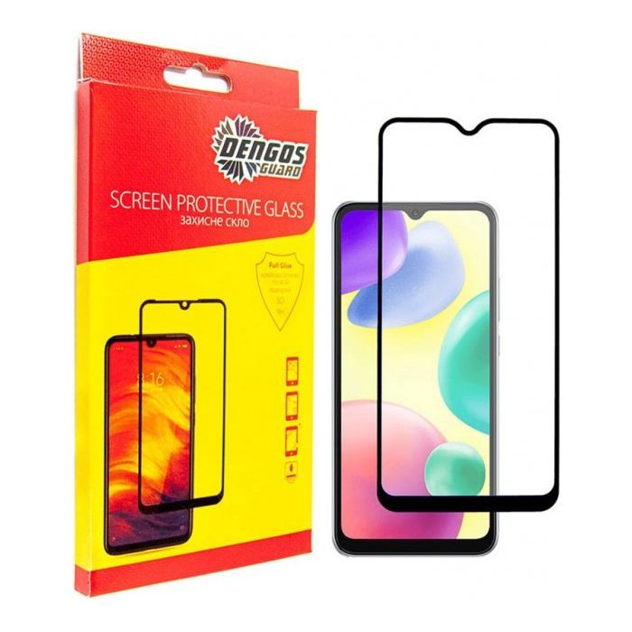Скло захисне Dengos Full Glue Xiaomi Redmi 10C (TGFG-221)