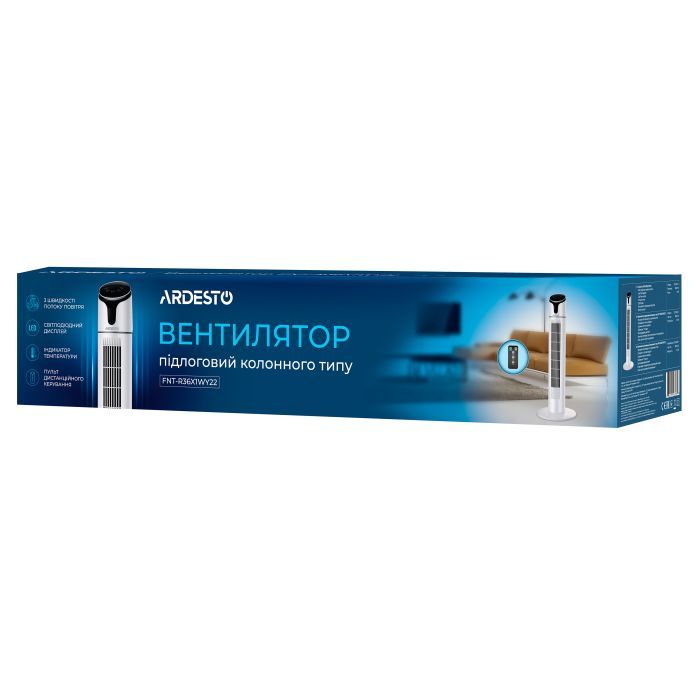 Вентилятор Ardesto FNT-R36X1WY22 зображення 3