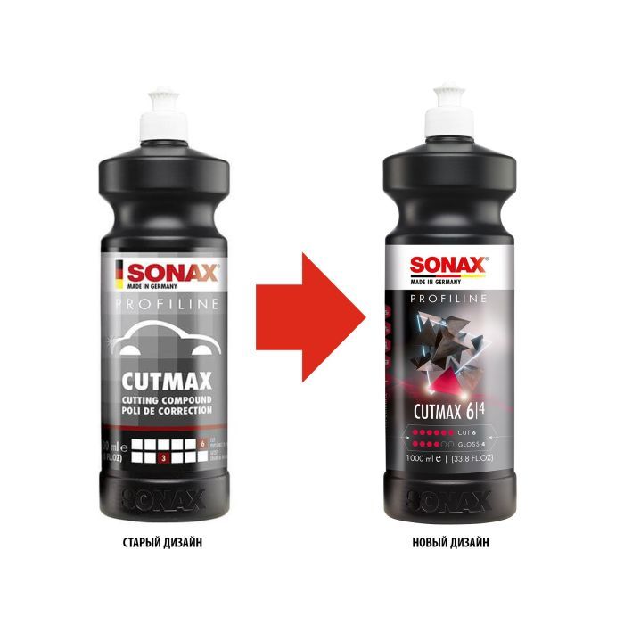 Автошампунь Sonax PROFILINE CutMax 6-4 1 л (246300) изображение 2