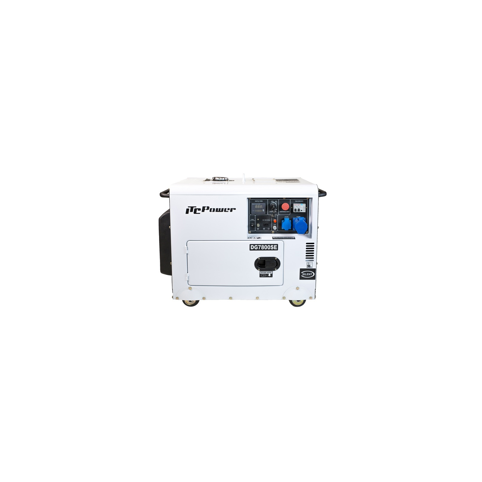 Генератор ITC Power DG7800SE 6000/6500 W - ES (6806429) зображення 3