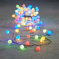 Фото - Гирлянда Luca lighting Гірлянда  кластер Кульки зелена струна 8 м, RGB (872036202718 