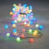 Гирлянда Luca Lighting кластер Шарики зеленая струна 8 м, RGB (8720362027188)