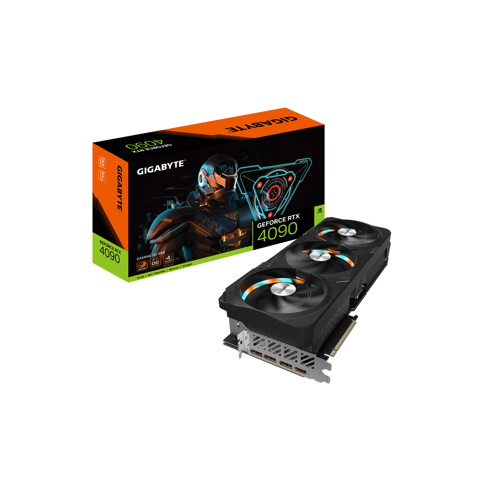 Відеокарта GIGABYTE GeForce RTX4090 24GB GAMING OC (GV-N4090GAMING OC-24GD) зображення 2