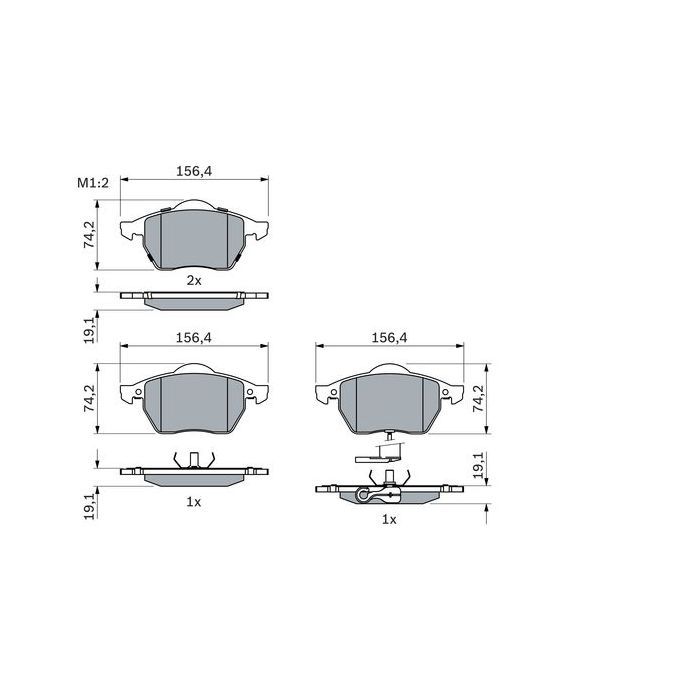 Тормозные колодки Bosch 0 986 494 018 изображение 3