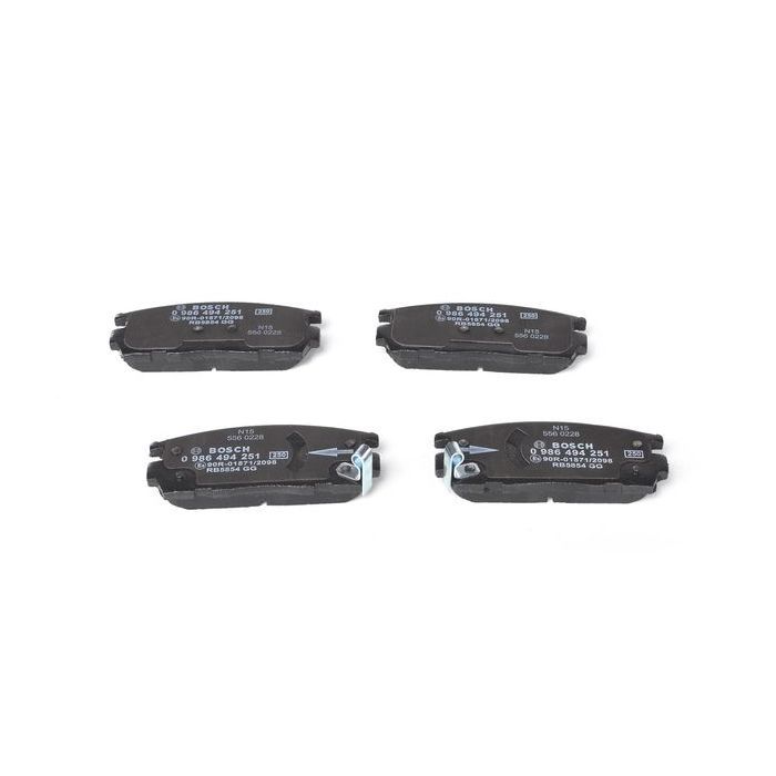 Гальмівні колодки Bosch 0 986 494 251 зображення 4