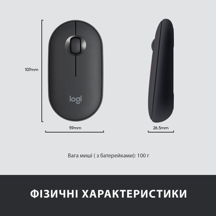 Комплект Logitech MK470 Slim Wireless UA Graphite (920-009204) изображение 9