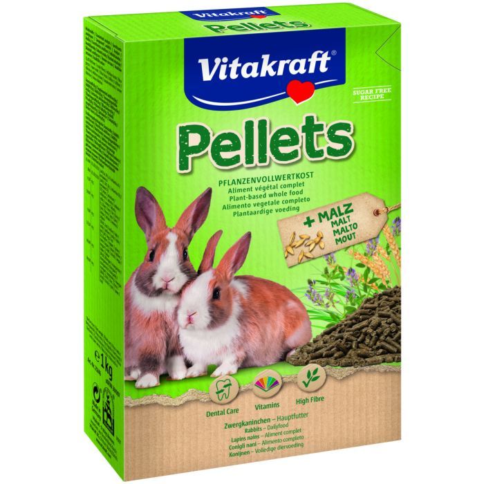Корм для грызунов Vitakraft Pellets для кроликов 1 кг (4008239252463)