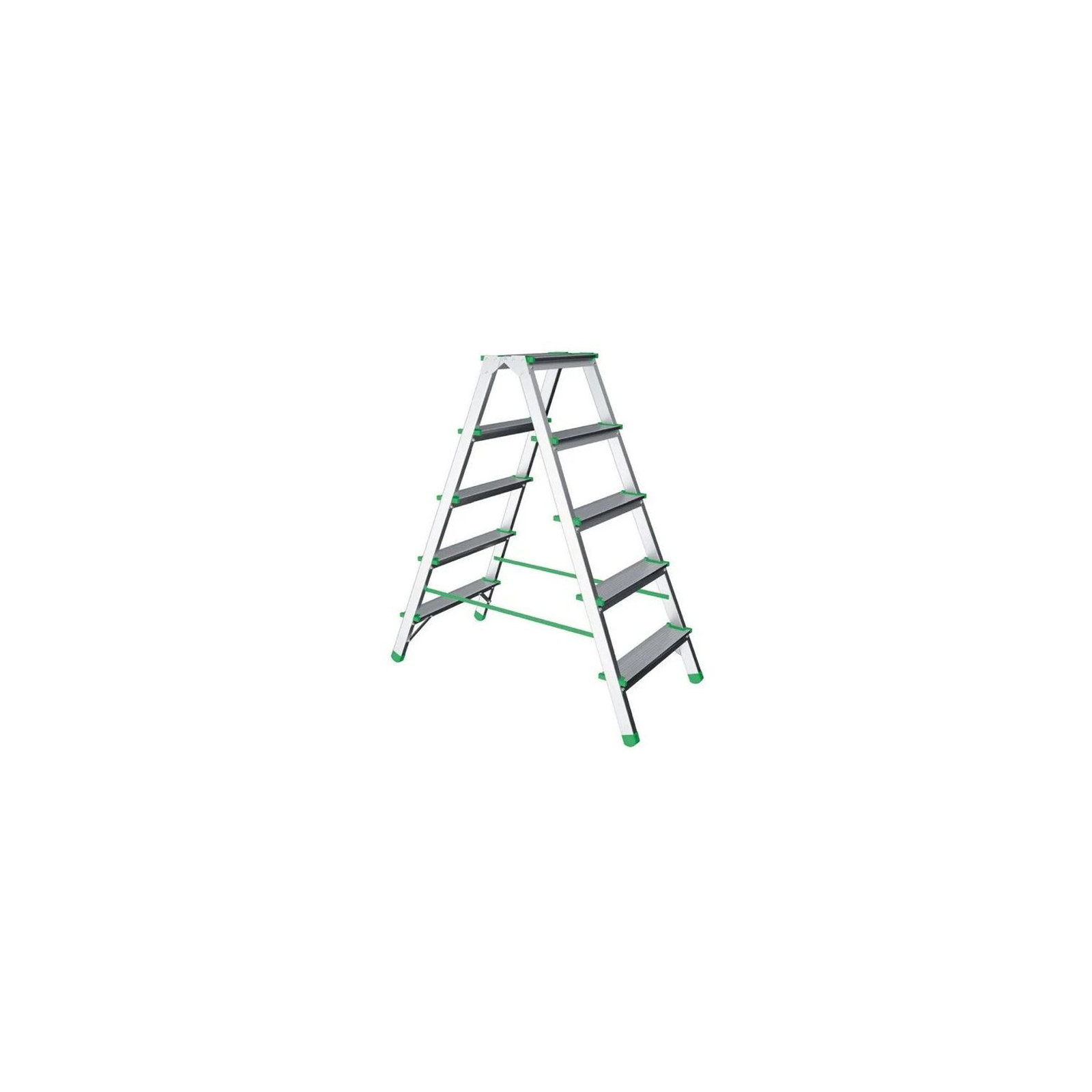Лестница ITOSS стремянка алюминиевая (двусторонняя) - 925 (5ст) (94855)