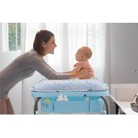 Ванночка Chicco со пеленальным столиком Cuddle & Bubble Голубой (79348.86) изображение 3