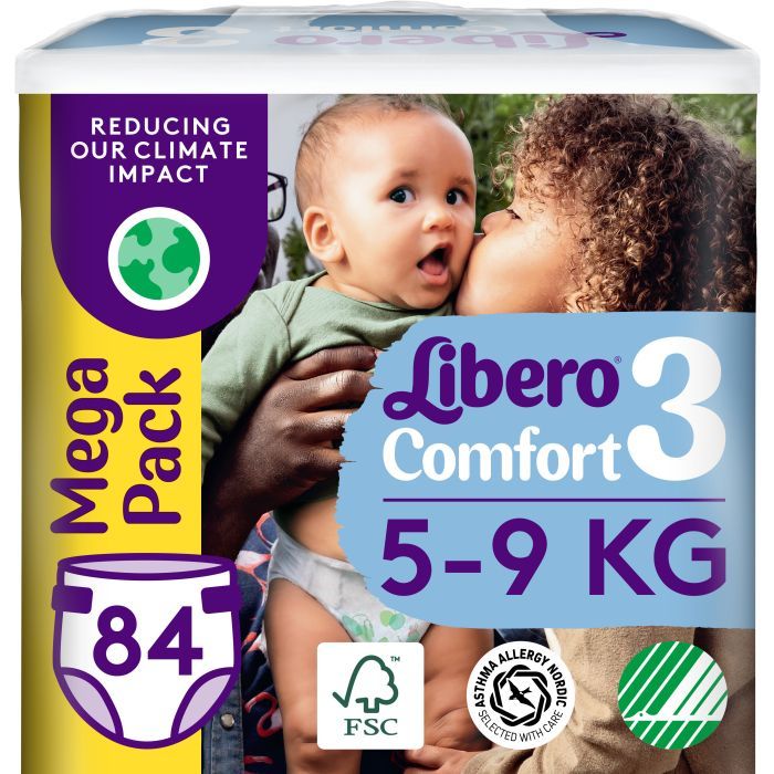 Подгузники Libero Comfort Размер 3 (5-9 кг) 84 шт (7322541756738)