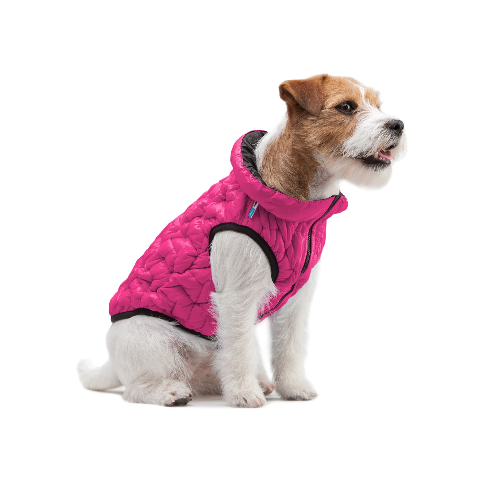 Курточка для животных Collar AiryVest UNI двусторонняя XS 28 розовато-черная (2507) изображение 5