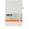 Книга записна Buromax Etalon 125x195 мм 96 аркушів в лінію обкладинка зі штучної шкіри Біла (BM.291260-12)