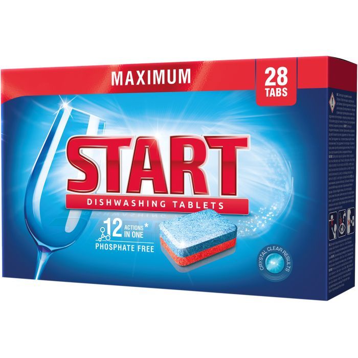 Таблетки для посудомийних машин Start Maximum 90 шт. (4820207100084)
