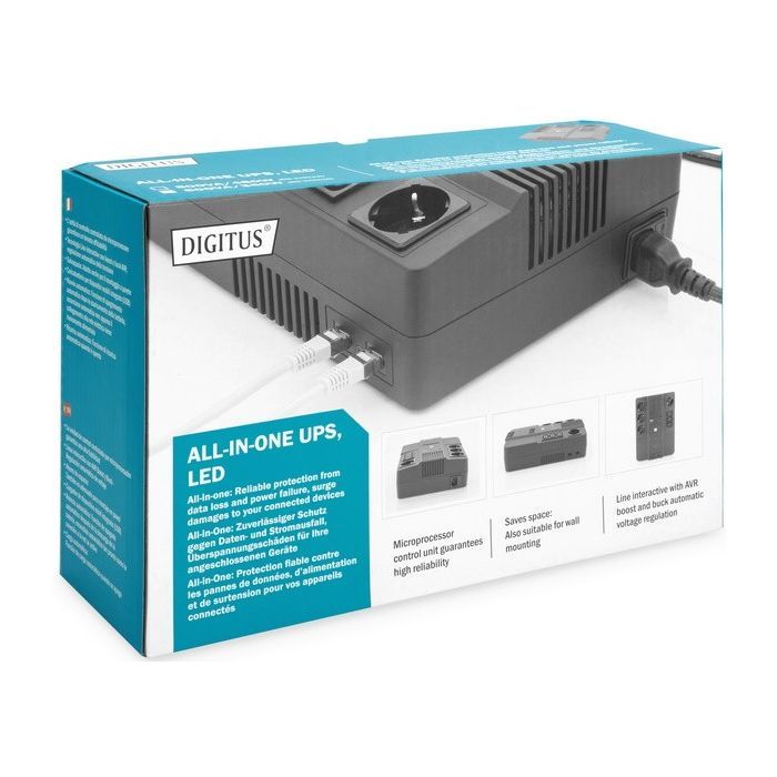 Пристрій безперебійного живлення Digitus 600VA DN-170110 (DN-170110) зображення 6