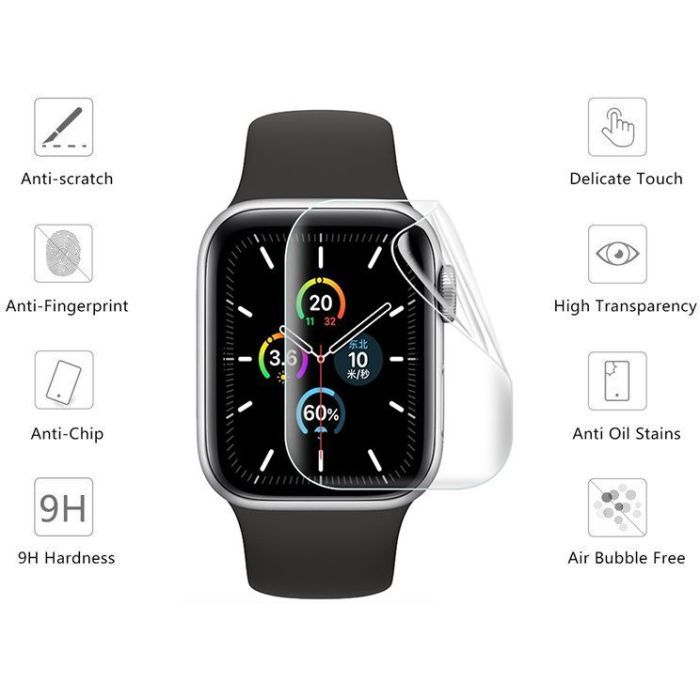 Плівка захисна Drobak Hydrogel Apple Watch Series 6 44mm (2 шт) (313146) (313146) зображення 2