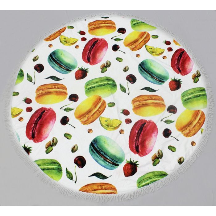 Полотенце MirSon пляжное №5066 Summer Time Macaroons 150x150 см (2200003947748) изображение 2