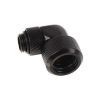 Фитинг для СЖО Alphacool Фитинг Alphacool Eiszapfen 16mm HardTube compression fitting 90 rotatable G1/4 - knurled - d (4250197173957)