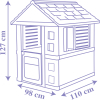 Игровой домик Smoby Фроузен 98 х 110 х 127 см (810719) изображение 2