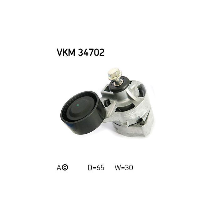Натягувач ременя з роликом SKF VKM 34702