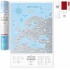 Скретч карта 1DEA.me Travel Map Silver Europe (13009) изображение 5