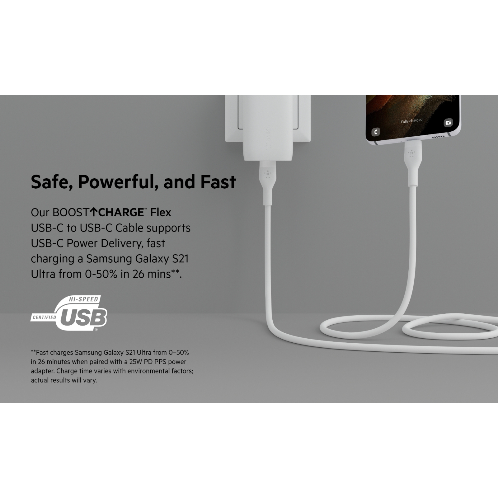 Дата кабель USB-С to USB-C 2.0m white Belkin (CAB009BT2MWH) изображение 10
