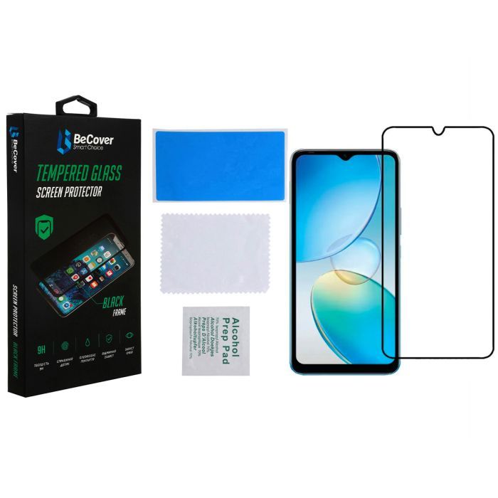 Скло захисне BeCover Infinix Hot 12і (X665B) Black (708540) зображення 3